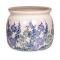 Planteer Pots Vintage Blue Ceramic Planter 6.29 Inch Indoor Outdoor